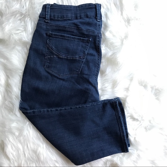 Riders by Lee Midrise Capri Dark Blue Size 6 - Picture 5 of 6